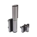 Locinox Tiger Hydraulic Swing Gate Closer and Compact hinge all in One, 75kg, Up To 1100mm - Silver, 75kg, Up To 1100mm - Set