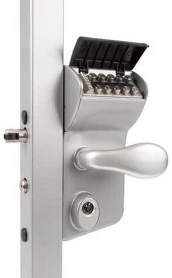 Locinox VINCI - SURFACE MOUNTED MECHANICAL CODE LOCK for 40-60 mm Square - Black