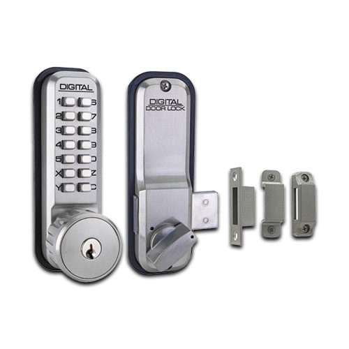 Lockey 2200 Mechanical Keyless Surface Mounted Lock with Key Override