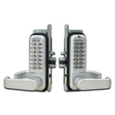 Lockey 2985 Mechanical Double Combination Keyless Narrow Stile Lever Lock