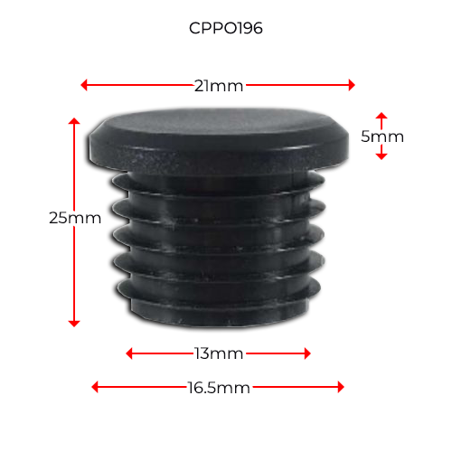 Long Neck Plastic Round Cap 15NB