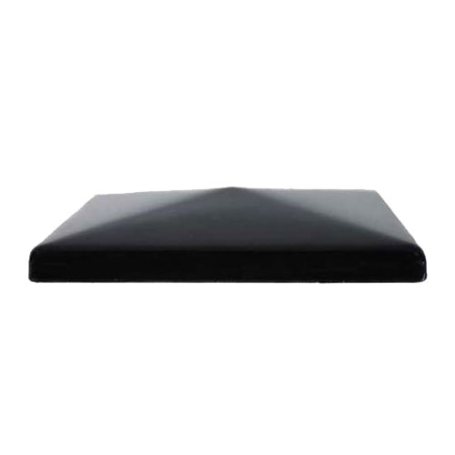 Low profile Steel End Cap 100x100mm Black