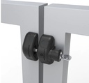 D&D MagnaLatch Side Pull Magnetic Gate Latch: Key Lockable