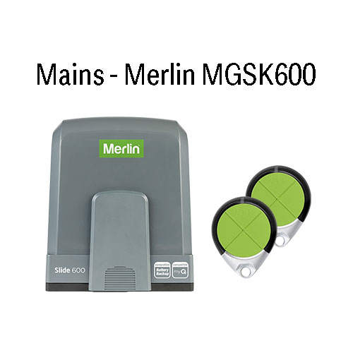 Merlin Slide 600 MGSK600 + 2 remotes
