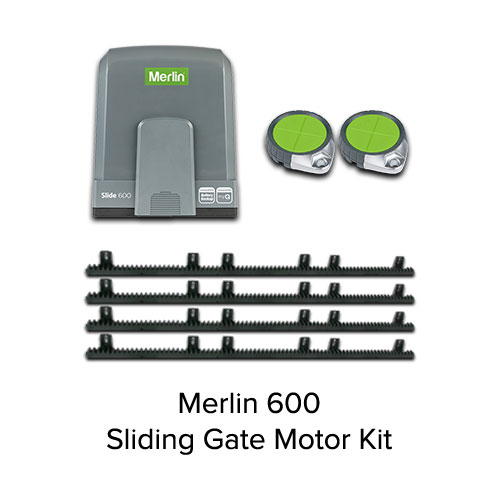 Merlin Sliding Gate Motor/Opener Complete Kit for gates upto 8M/600KG