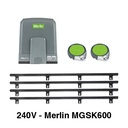 240V Merlin 600kg Sliding Gate Motor - Complete Kit