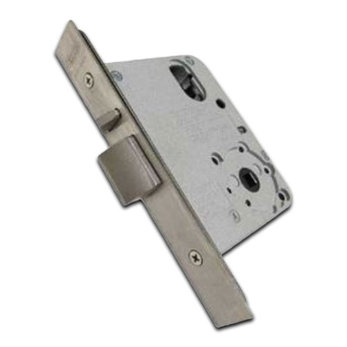 Lockwood 3572 Oval Insert Mortice Lock - 90x90 Frame, 57mm Backset, Silver - For Swing Gates