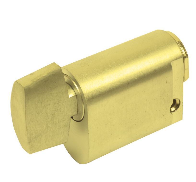 Oval Key Barrel, 35mm Half Cylinder, Turn Snib - Brass