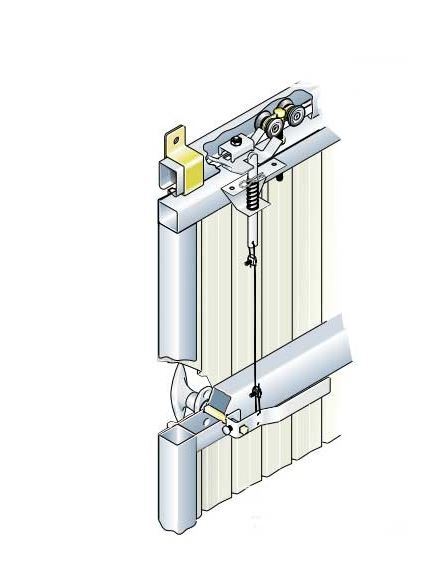 Overhead Sliding Door Lock Kit with Handle