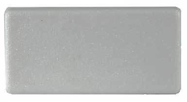 Plastic Rectangular Cap 150x50mm (2-4mm) White 