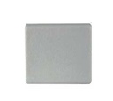 Plastic square post end cap 50x50mm (0.8-2.5mm wall thickness) White