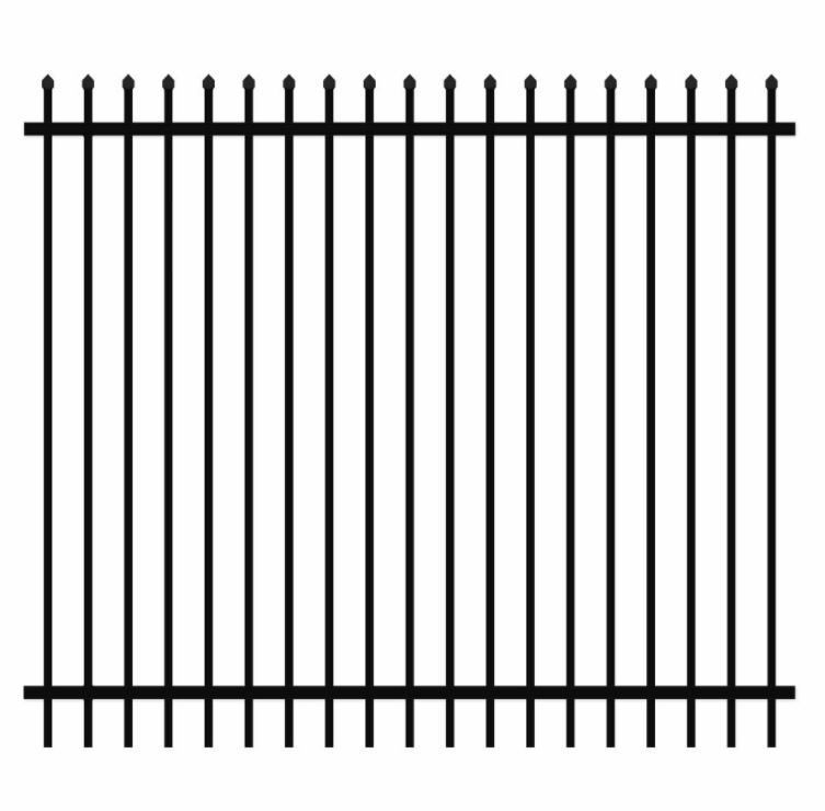 Security Fence Panel 2100mm (H) x 2400mm (W) - Black