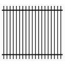 Security Fence Panel 2100mm (H) x 2400mm (W) - Black