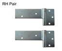 Short Heavy Duty Timber Swing Gate Strap Hinges 145x50mm 14mm pin RH Pair