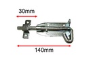 Slide Padbolt 140mm / 30mm Long Shoot