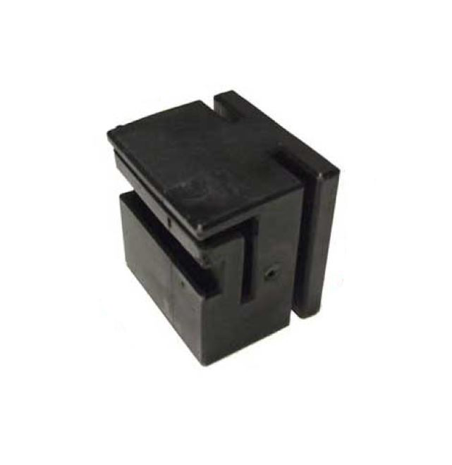 Sliding Block for Sliding Gate Nylon Guide  size 75mm Black