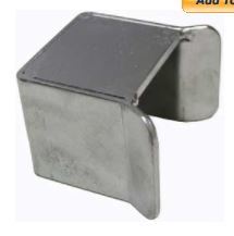 Steel Sliding Block Holder - 40mm, Top Cap