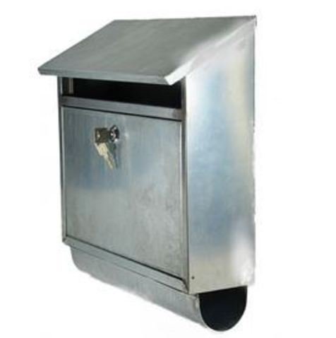 Slim metal Letter Box Raw