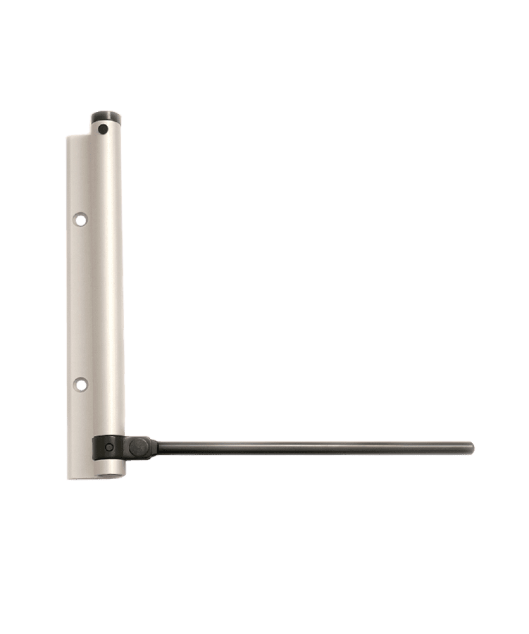 Spring Arm Door Closer : Silver