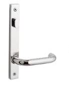 Stainless Steel 304 Lever Handle Set for LOCKWOOD 3582/3782 Mortice Lock Long Plate Chrome with Turn Snib