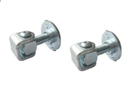Stainless Steel Swing Gate Adjustable Hinge 24mm pin with Rotating thread length 70mm - pair