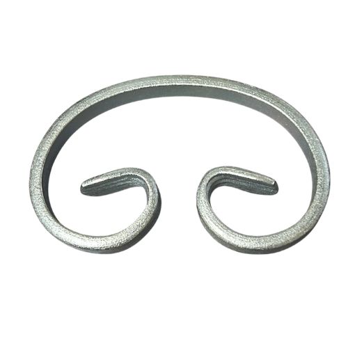 Steel C - Scroll 125x80x13x6mm Zinc Plated