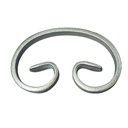 Steel C - Scroll 125x80x13x6mm Zinc Plated