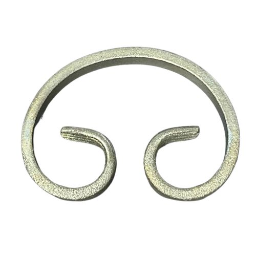 Steel C - Scroll 90x65x12x6mm - Zinc Plated
