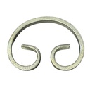 Steel C - Scroll 90mmx65mmx9x5mm - Zinc Plated