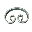 Steel C Scroll 120x80x20x6mm - Zinc Plated