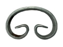 Steel C Scroll 120x80x20x6mm - Zinc Plated