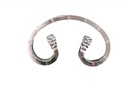 Steel C Scrolls  110x 70 x 8 mm with notched Mill Galvanizing