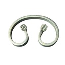 Steel C Scrolls 120mm x78mm x 12mm x 6 mm - Zinc Plated