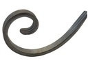 Steel C- Scroll 116mmx76mmx12mm - Zinc Plated