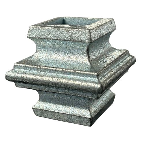 Steel Cast Knuckle 50x50mm for square 20mm Dia - Zinc Plated