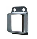 Steel Fence Rail Bracket, 40x40mm Tube, Single Lug, 2 Hole