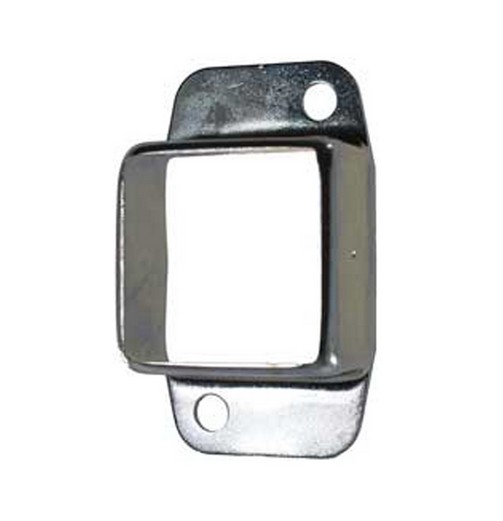 Steel Fence Rail Bracket, 40x40mm Tube, Double Lug, 2 Hole