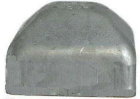 Steel Galvabond Post End Cap 35x35mm 