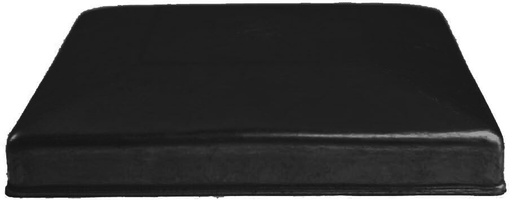 Steel Galvabond Post End Cap for tube size 125x125mm Black