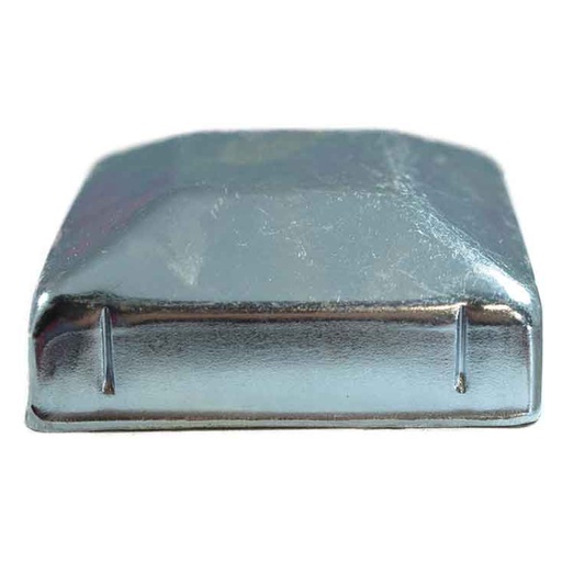 Steel Galvabond Post End Cap to fit tube Size 100x100mm - Zinc