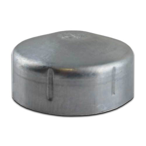 Steel Galvabond Round Post End caps for tube  48.5mm (40NB) 