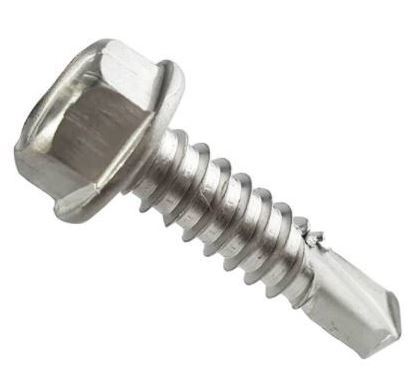 Steel Mates Hex Tek Screw 12G x 20mm - Galvanised 