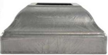 Steel Post Base Cover for post size 40x40mm base 100x100mm