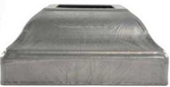 Steel Post Base Cover for post size 50x50mm base 130x130mm
