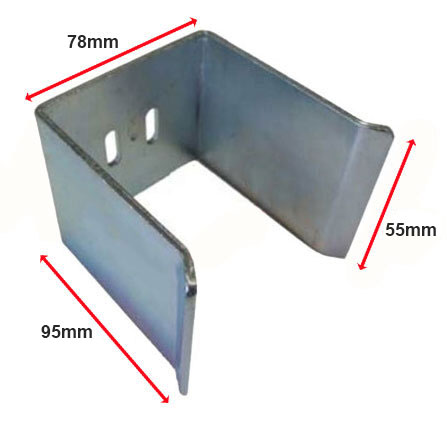 Steel Sliding Block Holder - 75mm