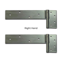 Steel Strap Timber Gate Hinge 300x50mm 14mm RH (Zinc) / pair
