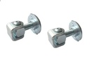 Swing Gate Adjustable Hinge 24mm pin with Rotating - pair