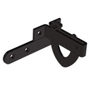 Swing Gate D-Latch and Striker Horizontal bolt- Black