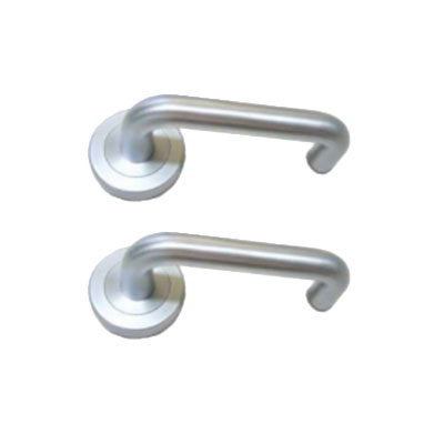 Swing Gate Stainless Steel Lever Handle D shaped Satin Chrome