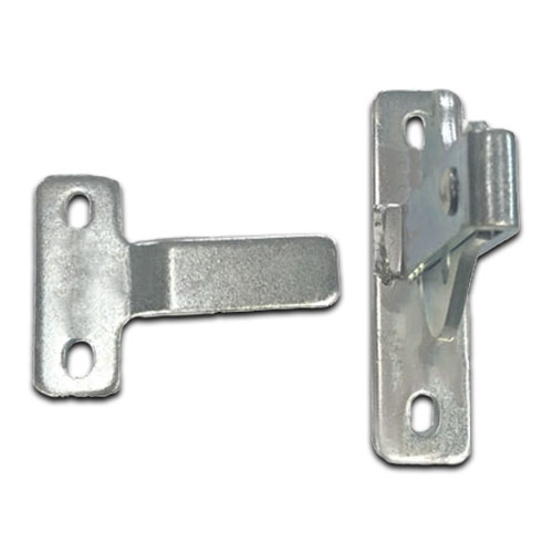 Swing Gate Steel D-Latch and Striker Vertical Bolt - Zinc Plated